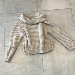 moon & madison Cream Cowl Neck Sweater